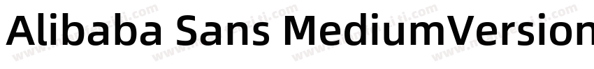 Alibaba Sans MediumVersion字体转换